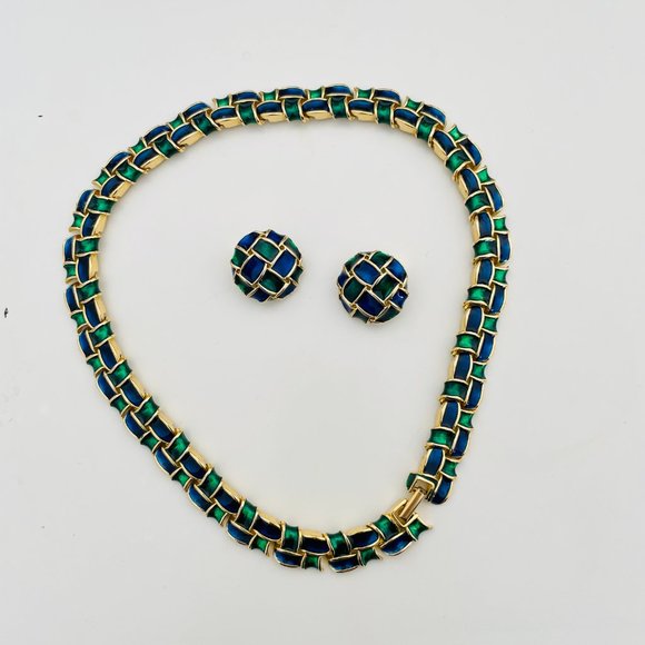 Vintage Earrings and Necklace Set - Picture 2 of 3